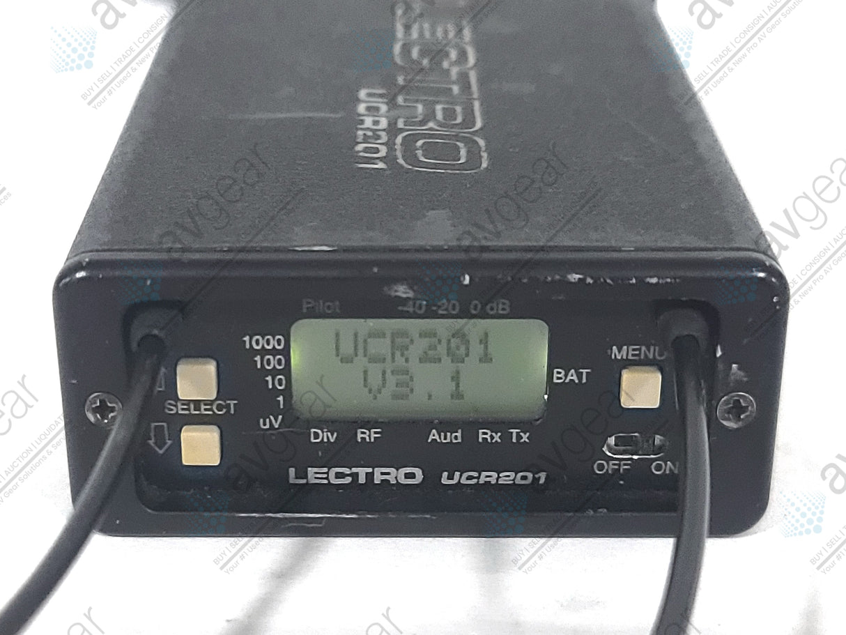 Lectrosonics UCR201 UHF Receiver Block 25 (640-665MHz) [Not For Use In The USA]