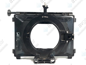 Chrosziel SD 412 Matte Box 110MM Outer Ring, Filter Trays & Rail Mount (Missing Flag)