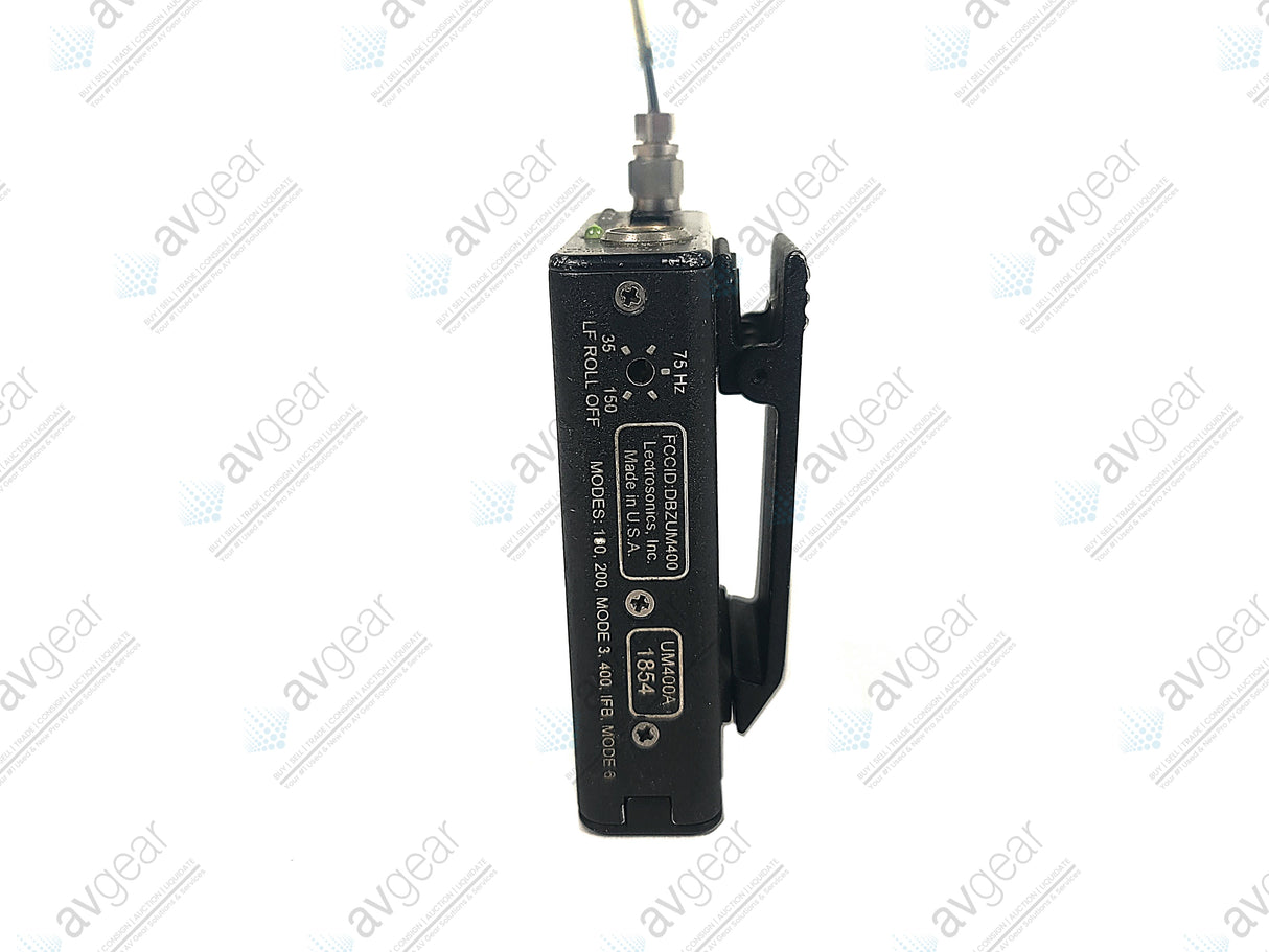 Lectrosonics UM400A Block 26 Belt Pack Transmitter (665-691MHz) [Not For Use In The USA]