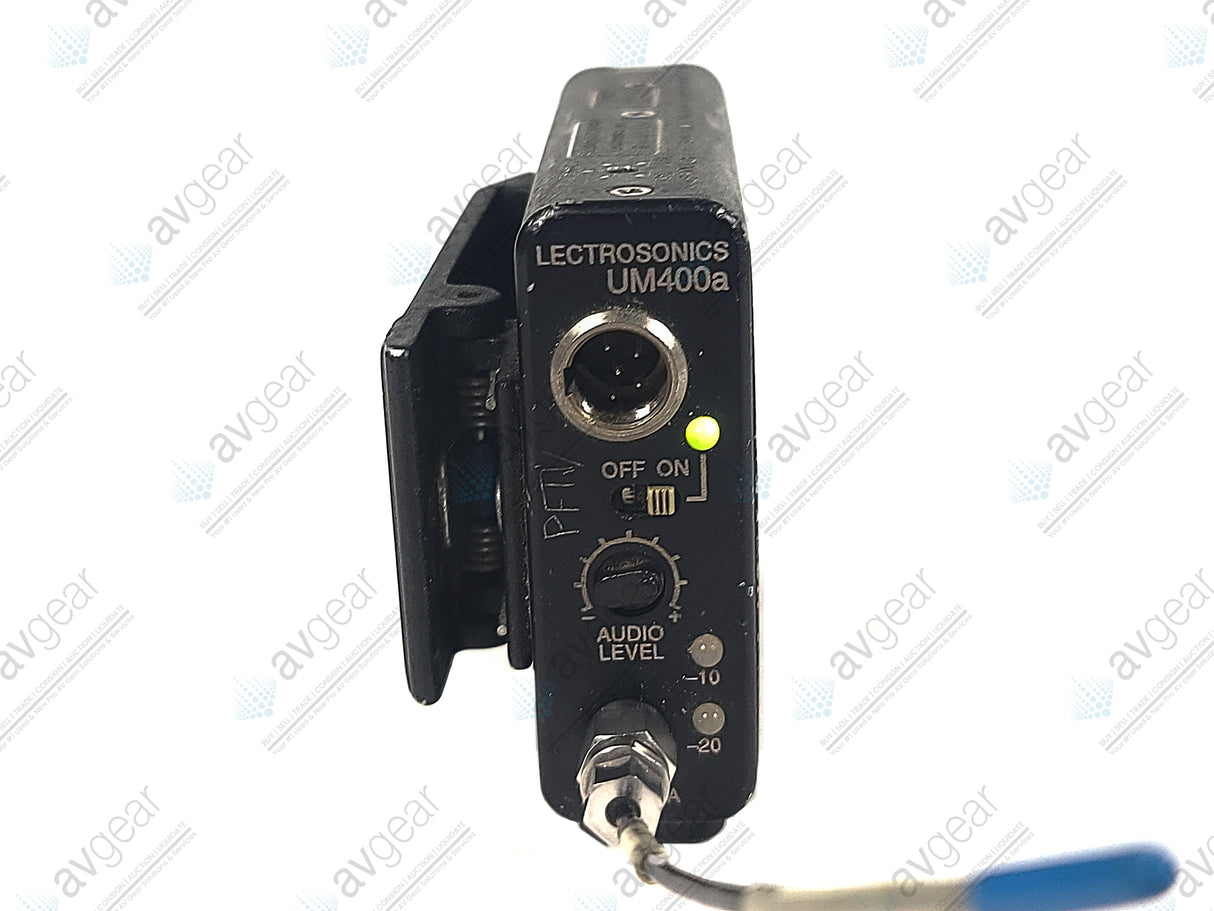 Lectrosonics UM400A Block 26 Belt Pack Transmitter (665-691MHz) [Not For Use In The USA]