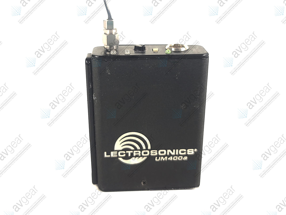 Lectrosonics UM400A Block 25 Belt Pack Transmitter (640-665MHz) [Not For Use In The USA]
