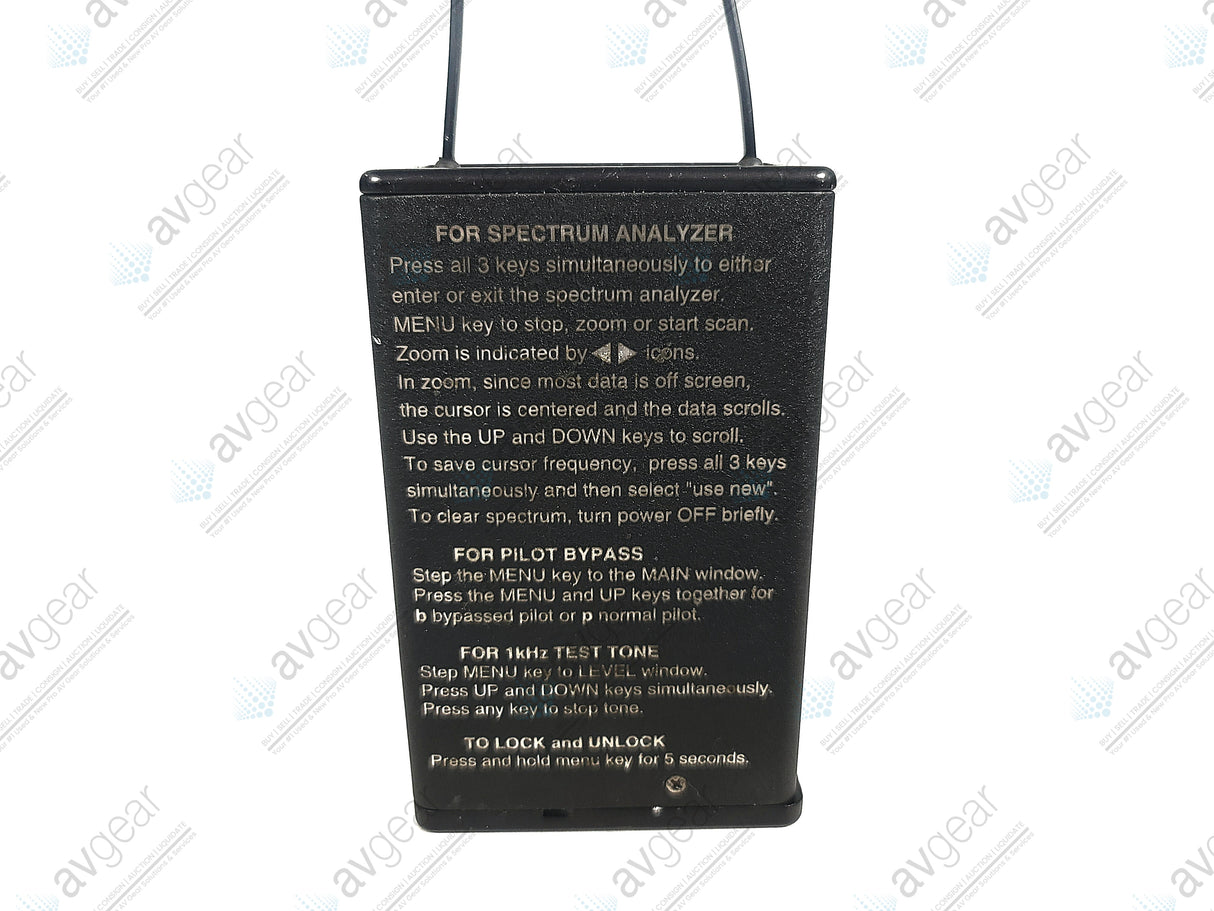 Lectrosonics UCR201 UHF Receiver Block 22 (563-588MHz)