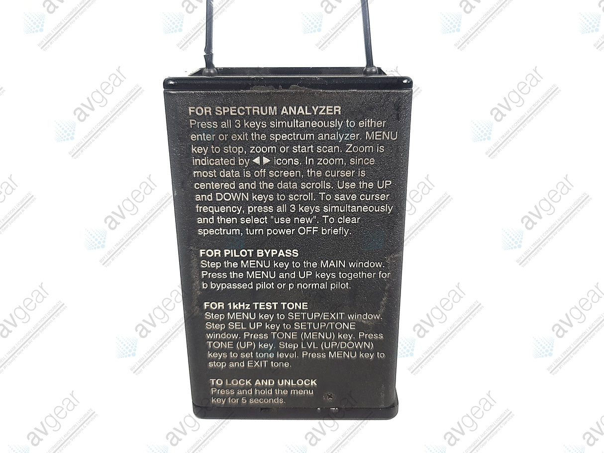 Lectrosonics UCR201 UHF Receiver Block 22 (563-588MHz)