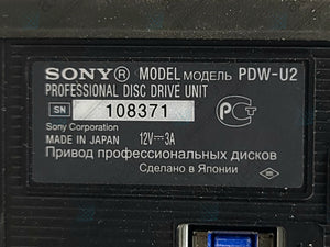 Sony PDW-U2 XDCAM Professional Disc Drive Unit