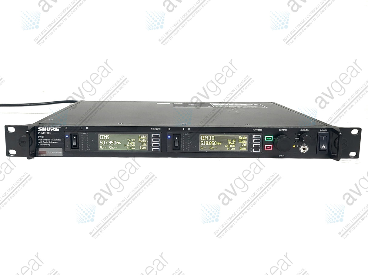 Shure P10T-G10 Wireless Transmitter (G10: 470-542MHz)