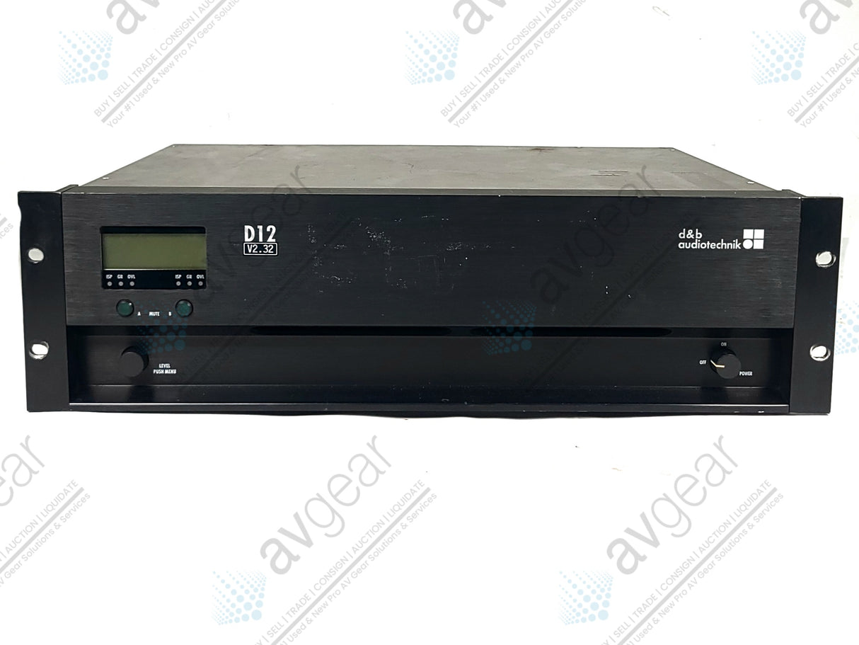 D&B Audiotechnik D12 Amplifier