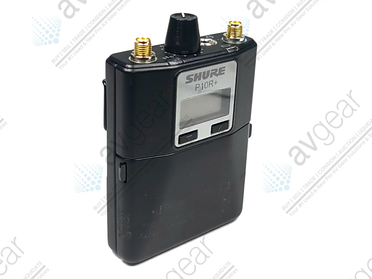 Shure P10R+ Diversity bodypack receiver (G10 Band: 470-542 MHz)