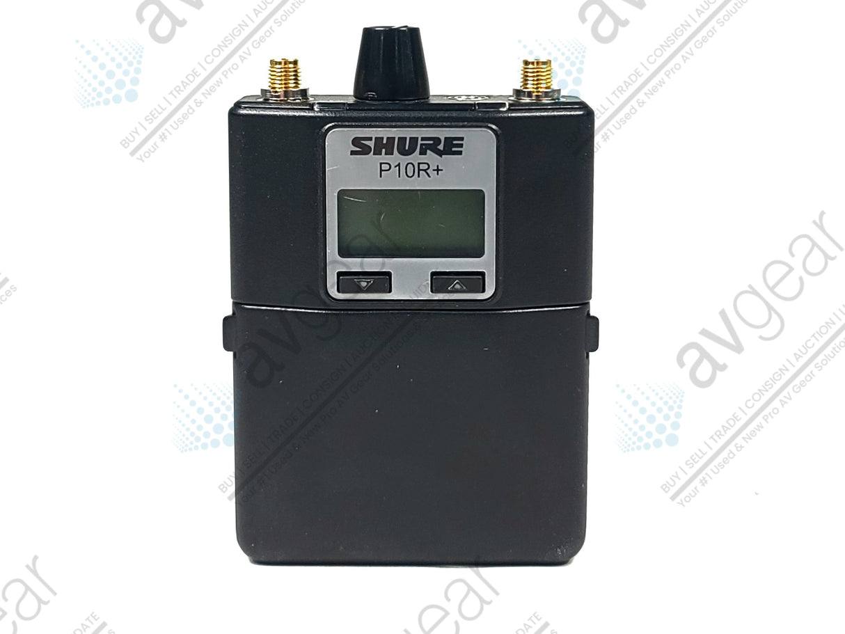 Shure P10R+ Diversity bodypack receiver (G10 Band: 470-542 MHz)