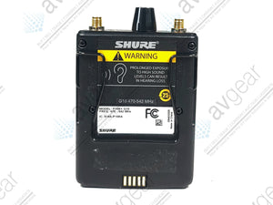 Shure P10R+ Diversity bodypack receiver (G10 Band: 470-542 MHz)
