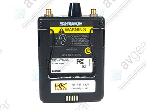 Shure P10R+ Diversity bodypack receiver (G10 Band: 470-542 MHz)