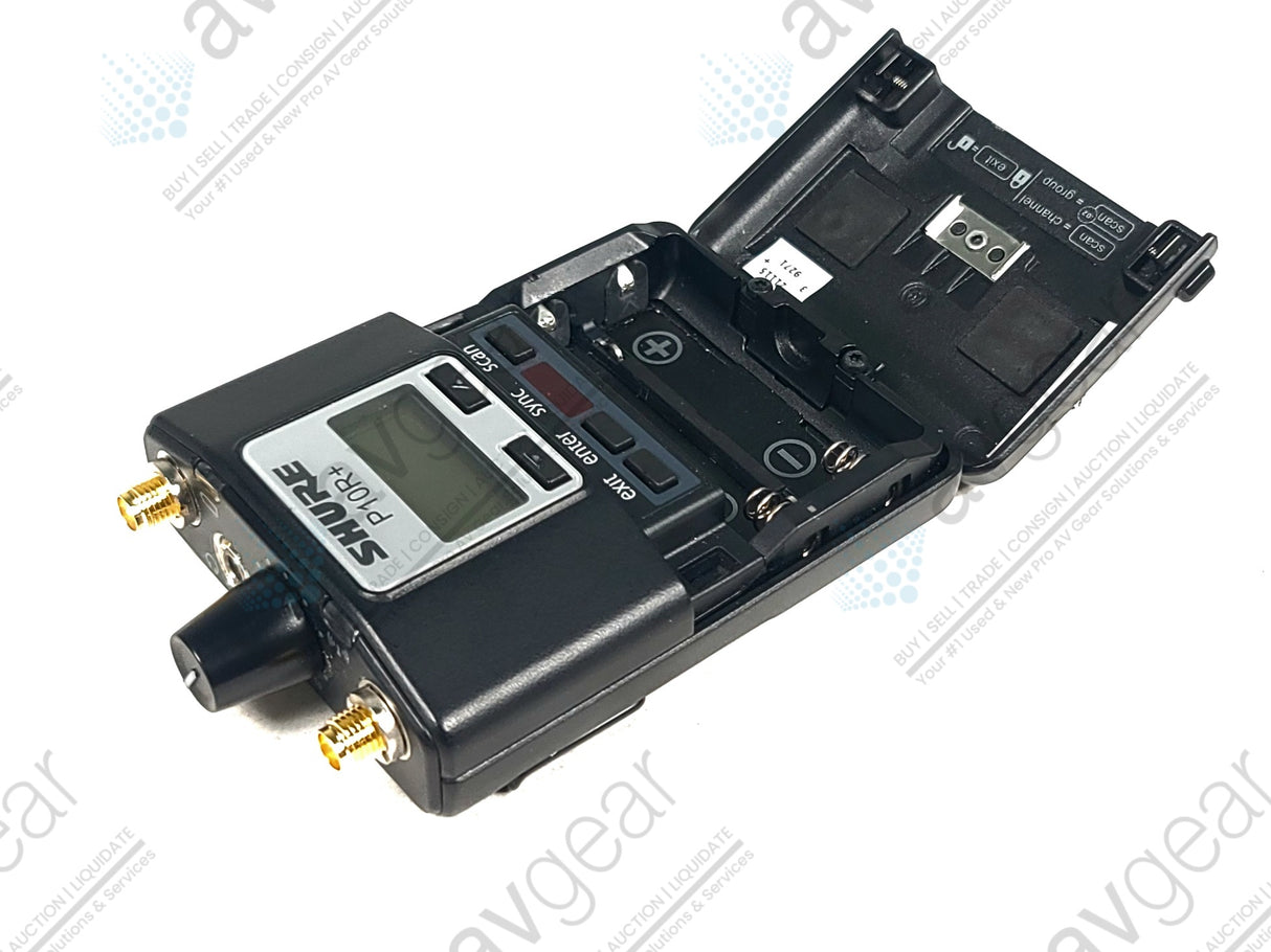 Shure P10R+ Diversity bodypack receiver (G10 Band: 470-542 MHz)