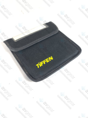 Tiffen 4x4 Square Clear Filter in Tiffen Soft Pouch