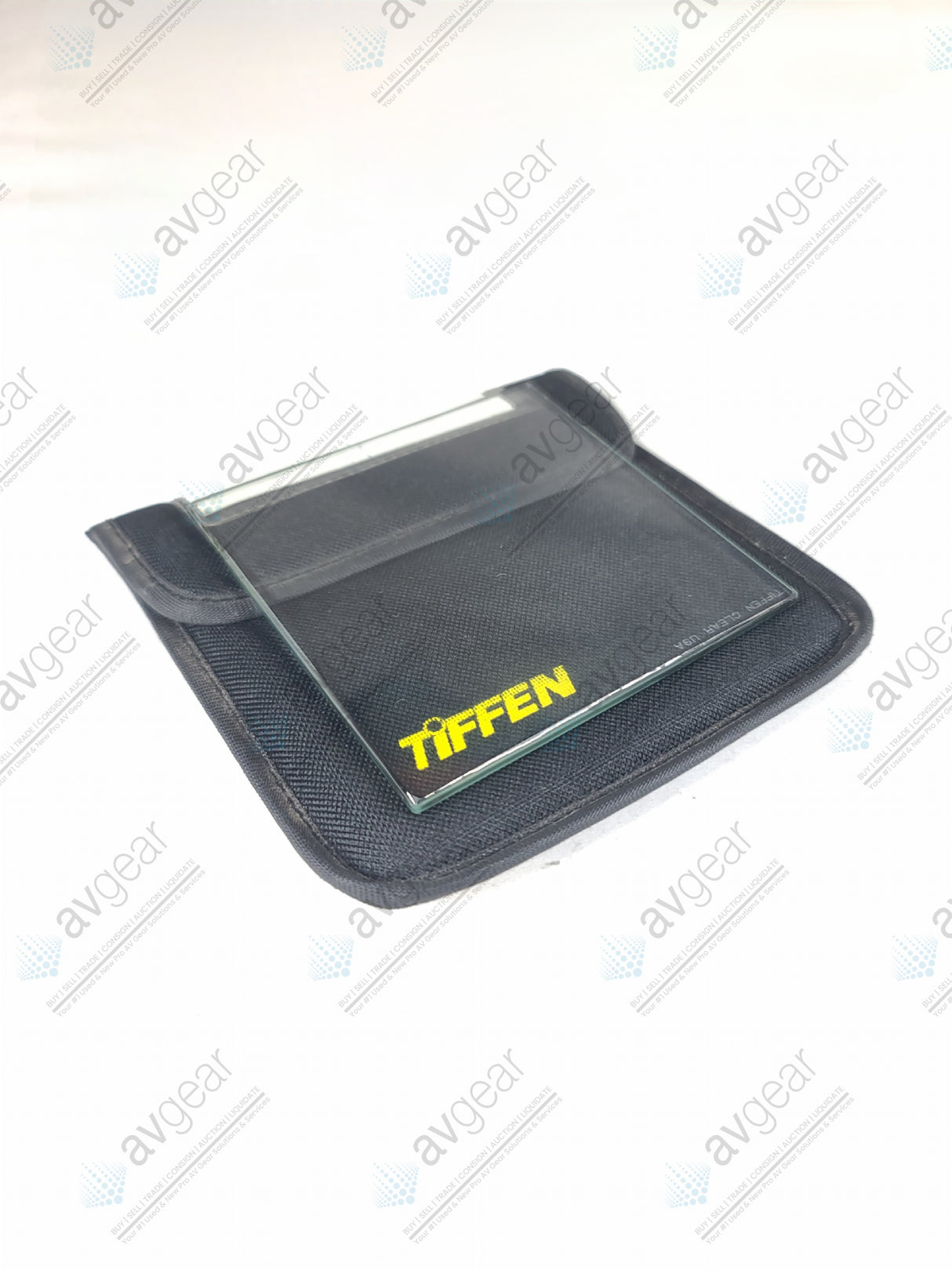 Tiffen 4x4 Square Clear Filter in Tiffen Soft Pouch