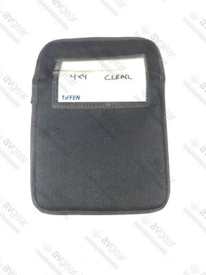 Tiffen 4x4 Square Clear Filter in Tiffen Soft Pouch