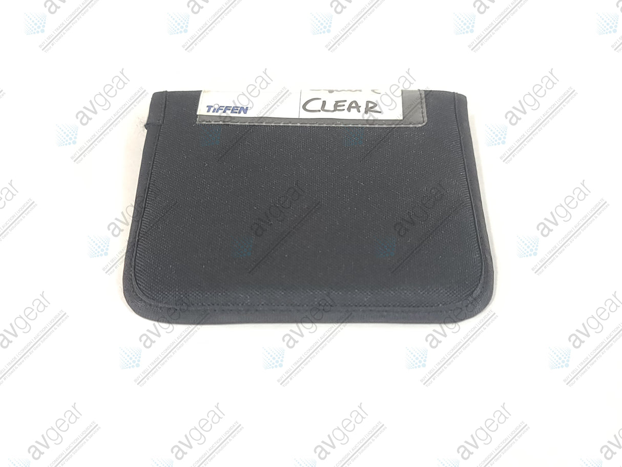 Tiffen 4x4 Square Clear Filter in Tiffen Soft Pouch