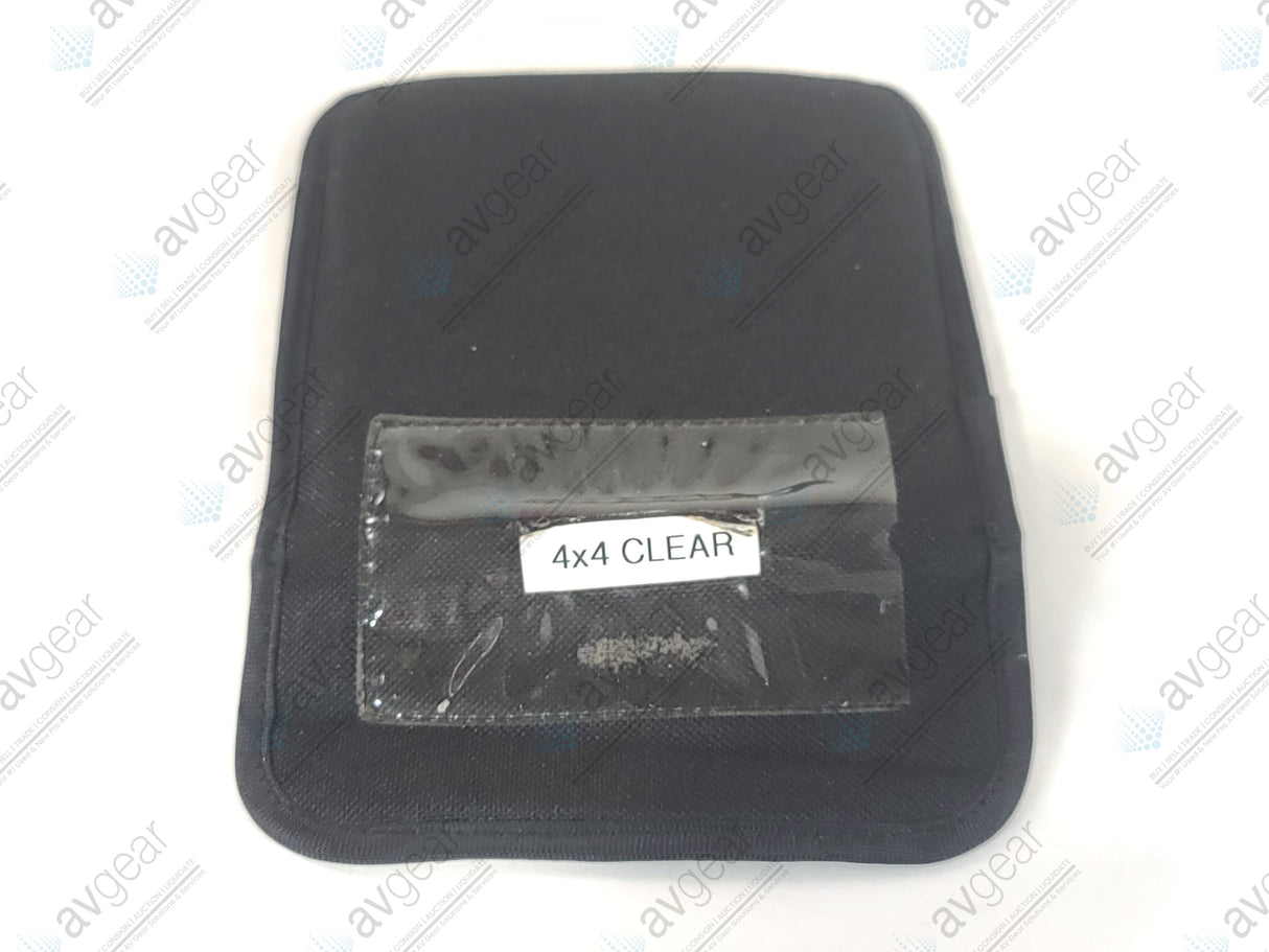Tiffen 4x4 Square Clear Filter in Tiffen Soft Pouch