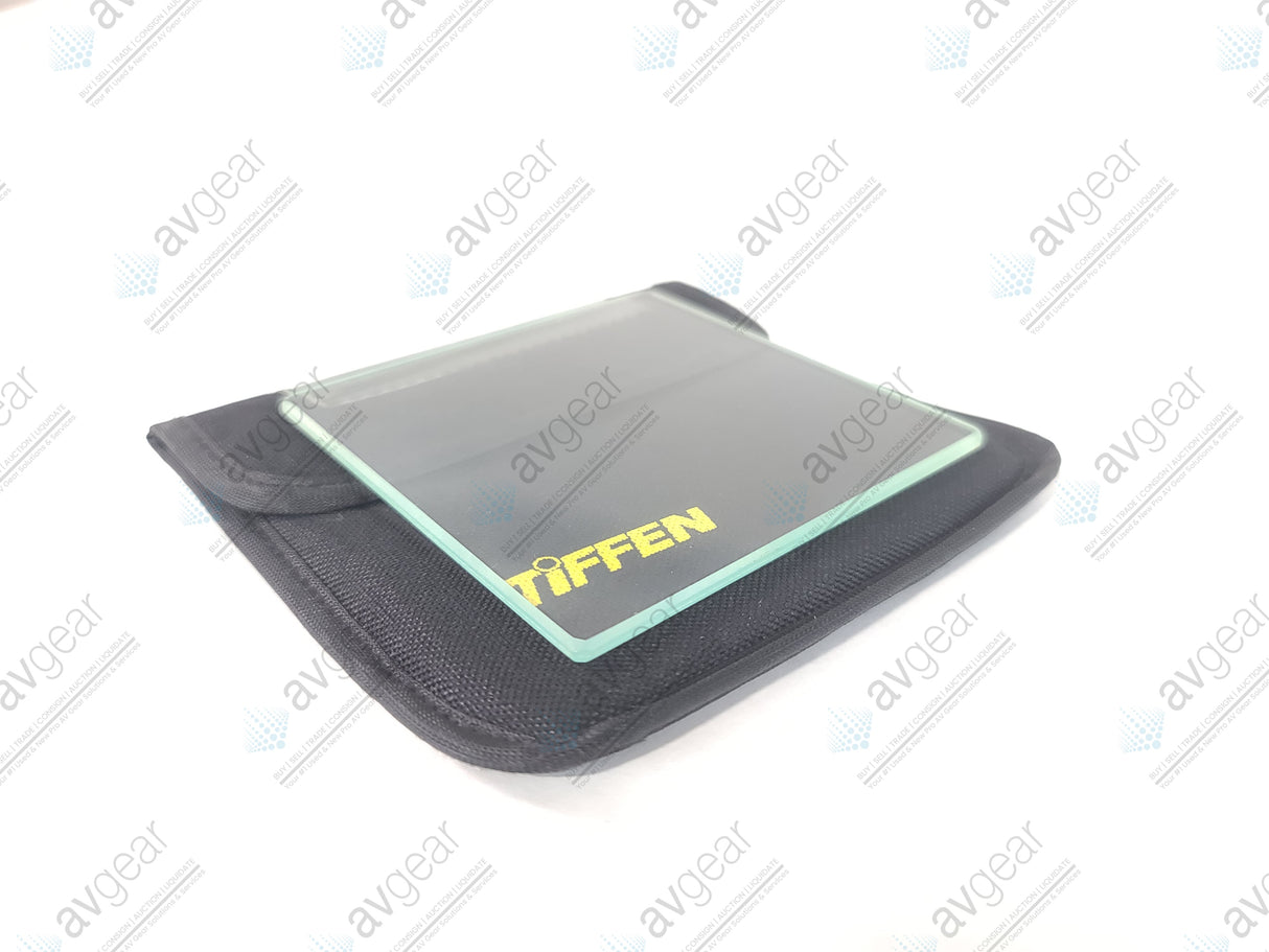 Tiffen 4x4 Square Clear Filter in Tiffen Soft Pouch