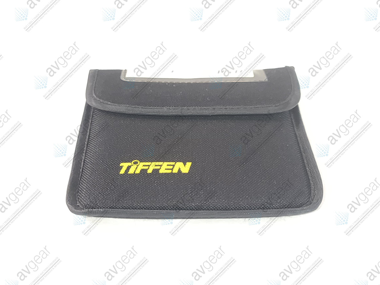 Tiffen 4x4 Square Clear Filter in Tiffen Soft Pouch