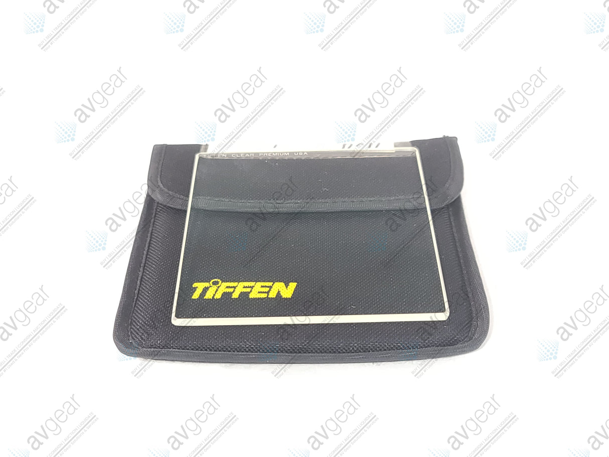 Tiffen 4x4 Square Clear Filter in Tiffen Soft Pouch