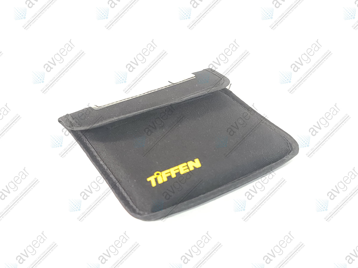 Tiffen 4x4 Square Clear Filter in Tiffen Soft Pouch