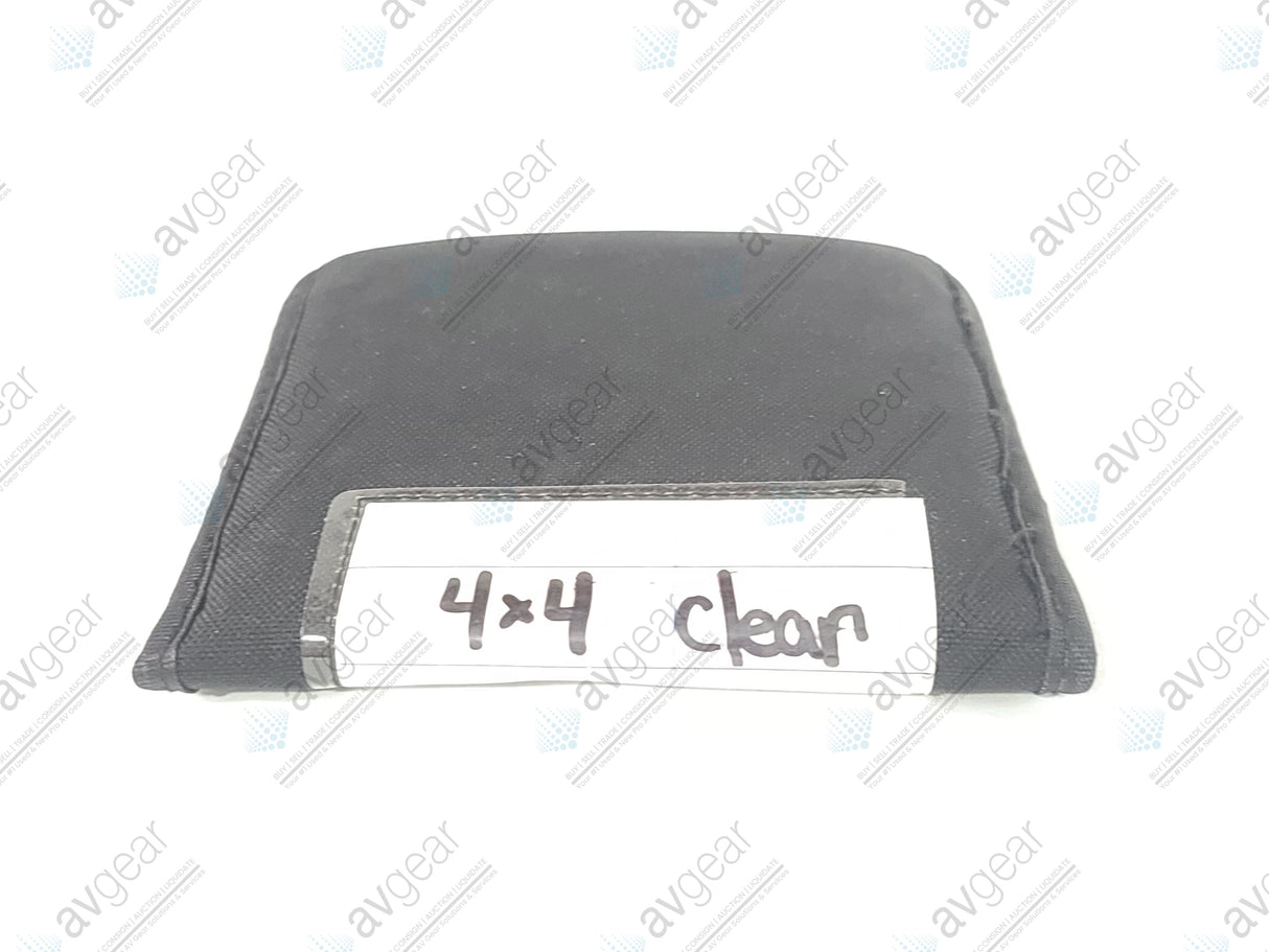 Tiffen 4x4 Square Clear Filter in Tiffen Soft Pouch