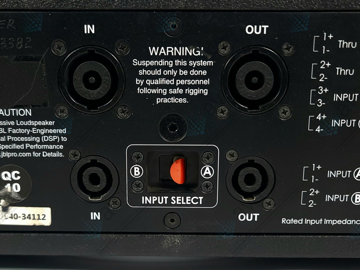 JBL VT4886 Subcompact Passive 3-Way Line Array Speaker (SWITCH ISSUE)