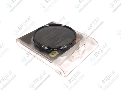 Hoya HMC Super 72MM PL-CIR Polarising Filter Lens in Hoya Case