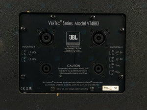 JBL VT4883 Subcompact Dual 12" Cardioid-Arrayable Subwoofer