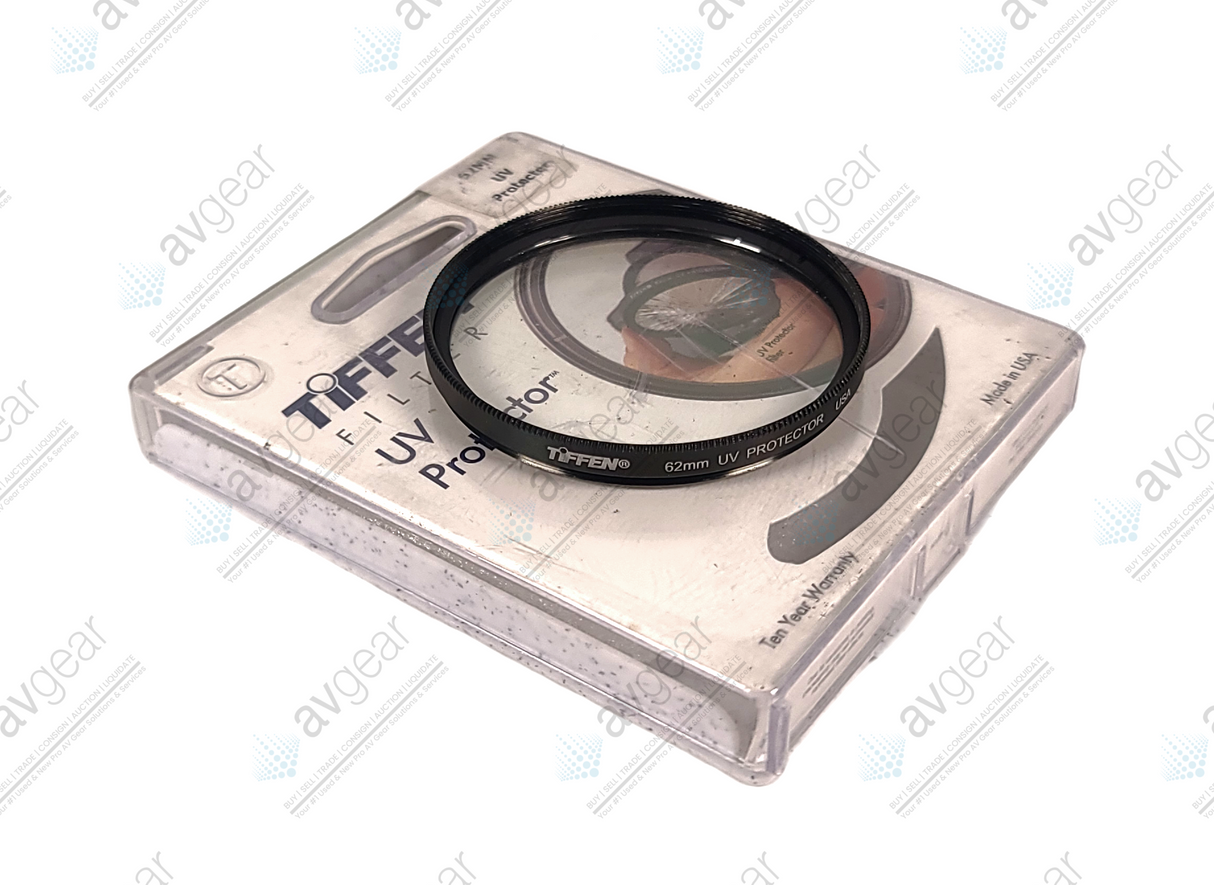 Tiffen 62MM UV Protection Filter Lens in Tiffen Case