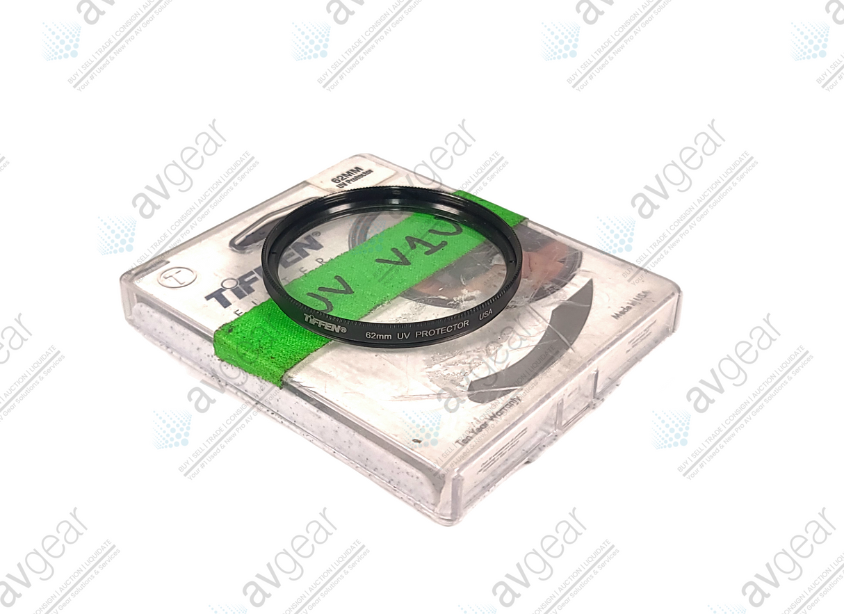Tiffen 62MM UV Protection Filter Lens in Tiffen Case