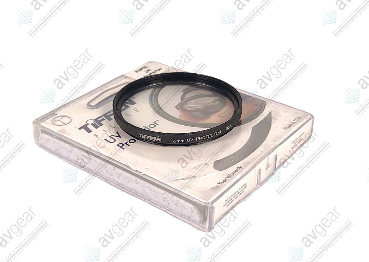 Tiffen 62MM UV Protection Filter Lens in Tiffen Case