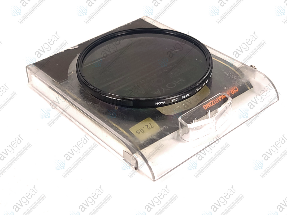 Hoya HMC Super 72MM PL-CIR Polarising Filter Lens in Hoya Case