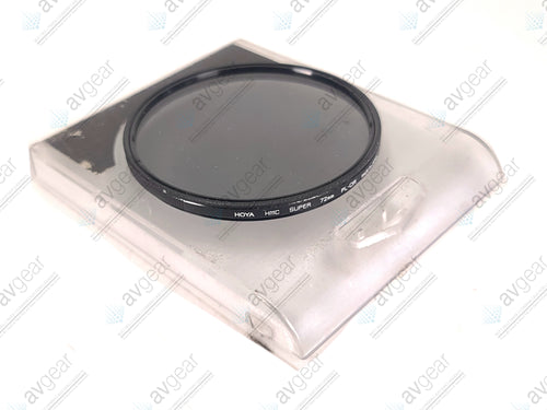 Hoya HMC Super 72MM PL-CIR Polarising Filter Lens in Hoya Case