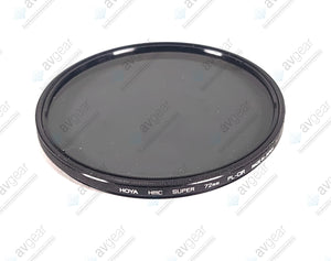 Hoya HMC Super 72MM PL-CIR Polarising Filter Lens in Hoya Case