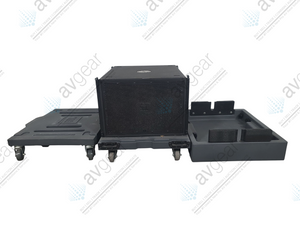 JBL VT4883 Subcompact Dual 12" Cardioid-Arrayable Subwoofer in Rotomolded Vertec Transporter Road Case