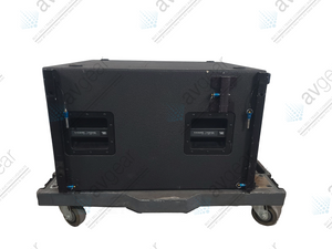 JBL VT4883 Subcompact Dual 12" Cardioid-Arrayable Subwoofer in Rotomolded Vertec Transporter Road Case