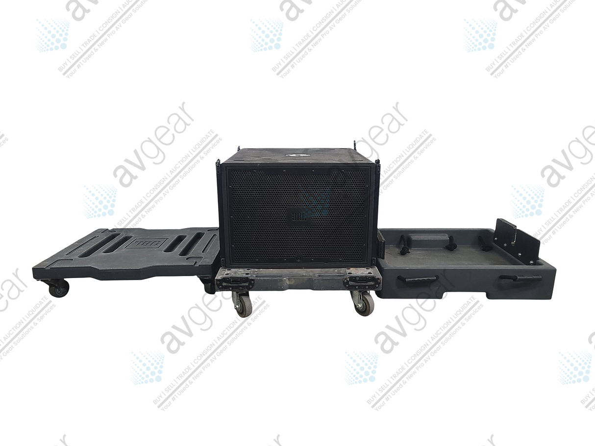 JBL VT4883 Subcompact Dual 12" Cardioid-Arrayable Subwoofer in Rotomolded Vertec Transporter Road Case