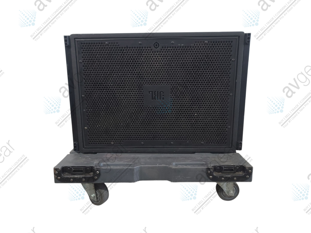 JBL VT4883 Subcompact Dual 12" Cardioid-Arrayable Subwoofer in Rotomolded Vertec Transporter Road Case