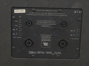 JBL VT4883 Subcompact Dual 12" Cardioid-Arrayable Subwoofer in Rotomolded Vertec Transporter Road Case