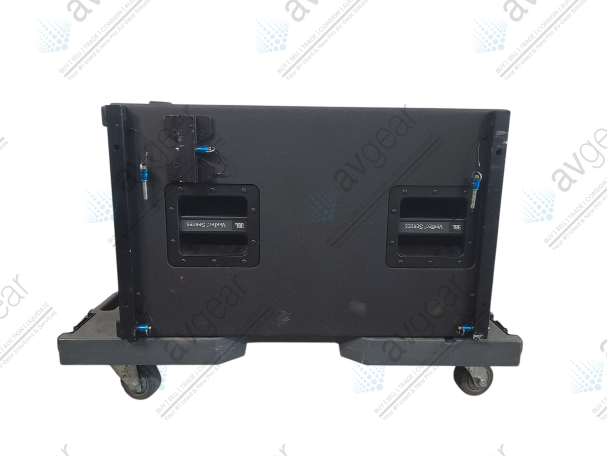 JBL VT4883 Subcompact Dual 12" Cardioid-Arrayable Subwoofer in Rotomolded Vertec Transporter Road Case