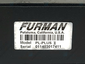 Furman PL-Plus Series II Power Conditioner