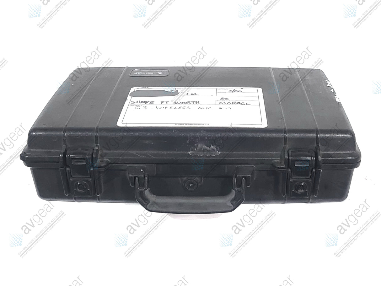 Shure ULXP4 Wireless Receiver Kit (G3: 470-506MHz) w/ Accessories in Pelican 1490 Case