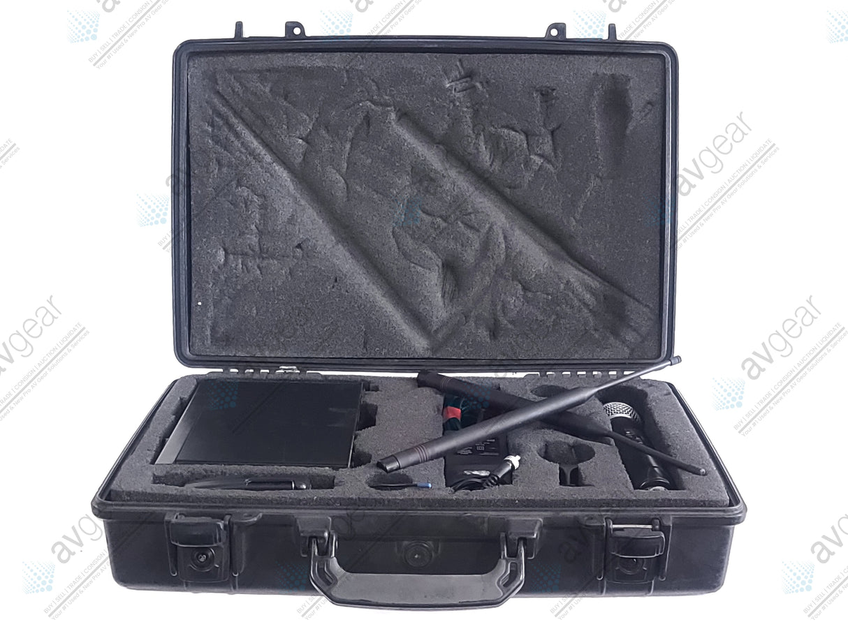 Shure ULXP4 Wireless Receiver Kit (G3: 470-506MHz) w/ Accessories in Pelican 1490 Case