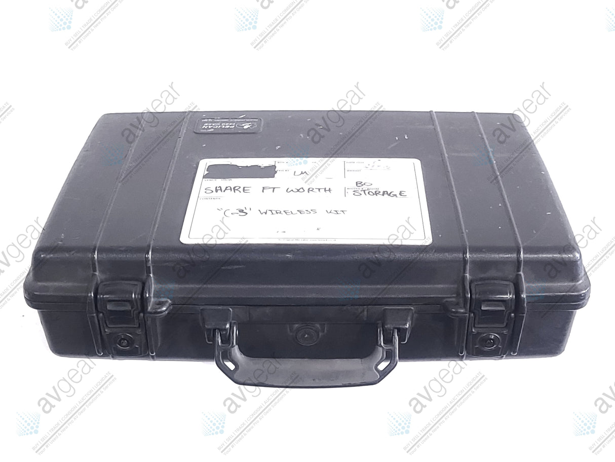 Shure ULXP4 Wireless Receiver Kit (G3: 470-506MHz) w/ Accessories in Pelican 1490 Case