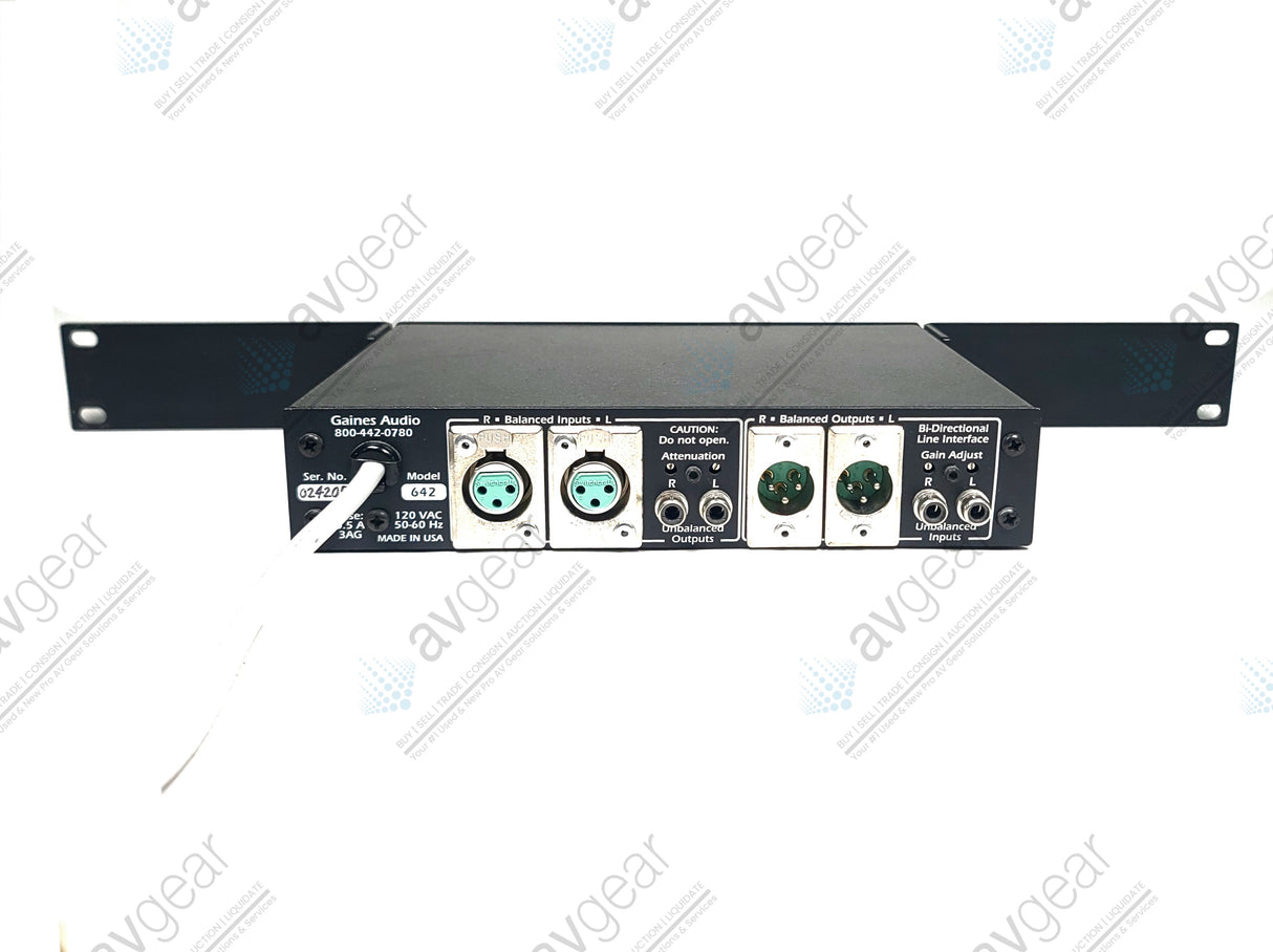 Gaines Audio 642 Balanced Line Interface