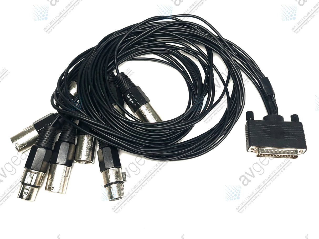 AJA HD10AMA HD/SD-SDI 4 Channel Analog Audio Embedder/Disembedder w/ Breakout Cable