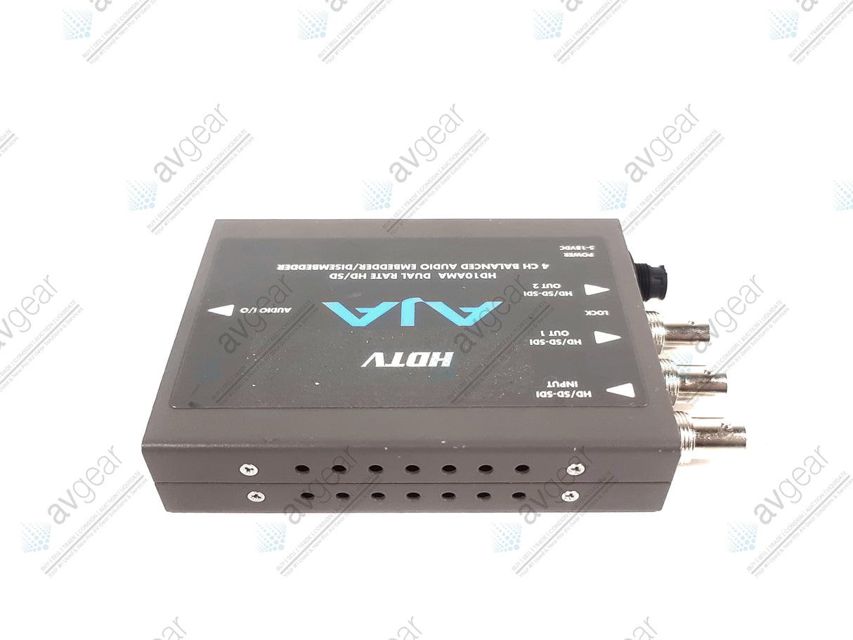 AJA HD10AMA HD/SD-SDI 4 Channel Analog Audio Embedder/Disembedder