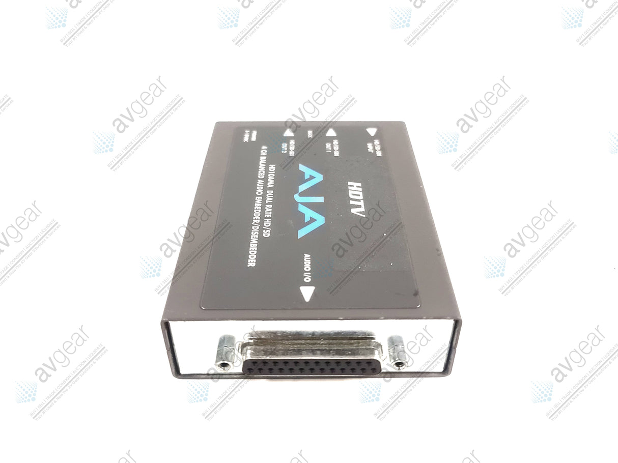 AJA HD10AMA HD/SD-SDI 4 Channel Analog Audio Embedder/Disembedder