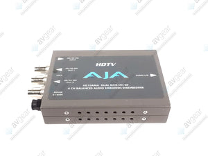 AJA HD10AMA HD/SD-SDI 4 Channel Analog Audio Embedder/Disembedder w/ Breakout Cable