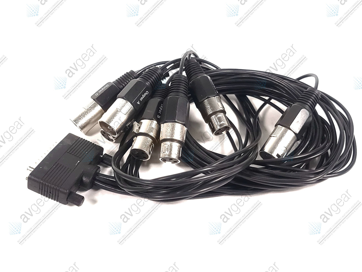 AJA HD10AMA HD/SD-SDI 4 Channel Analog Audio Embedder/Disembedder w/ Breakout Cable